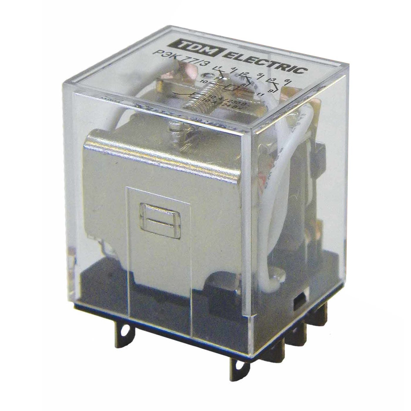 Реле РЭК 77-3 10А 12В DC ИЭК RRP10-3-10-012D