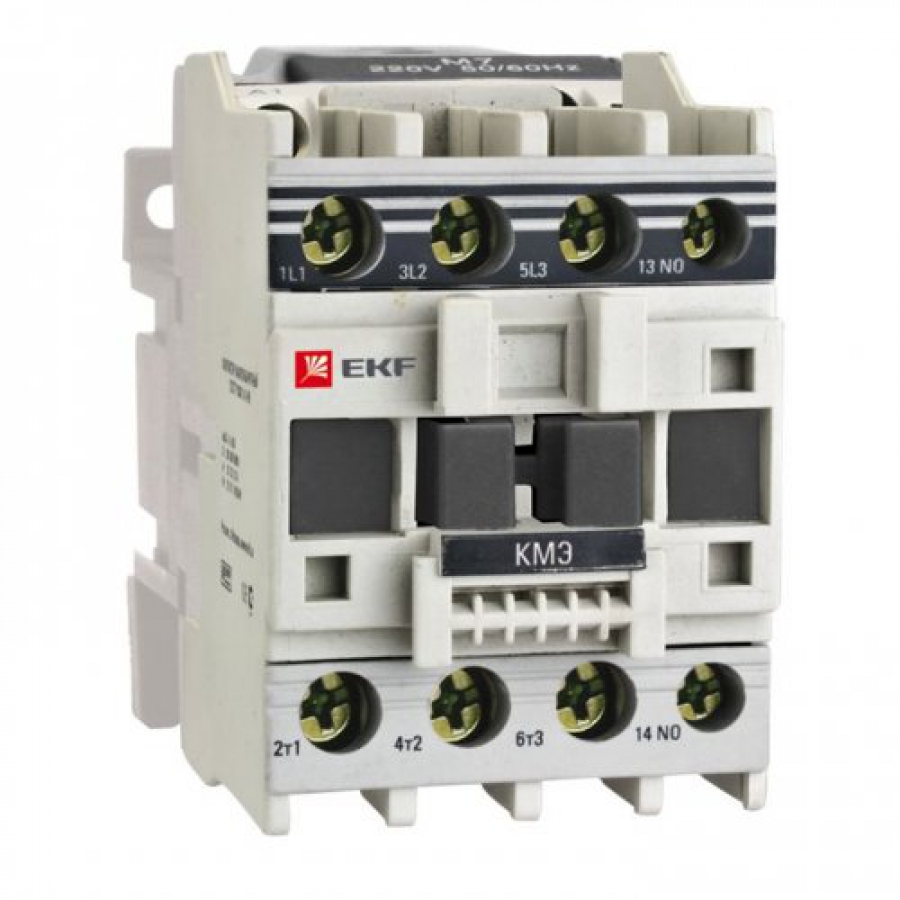 Контактор КМЭ малогабаритный 40А 220В NO+NC EKF PROxima