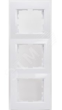 302-15115 249301 NOVA BEYAZ UCLU CERCEVE (рамка х3) TS
