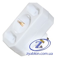Тройник Т-01/01-2-1круглое+2плоских гнезда ИЭК