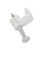 Скоба крепежная прямая с гвоздем d5мм NCS-05-50 (уп.50шт) 71080