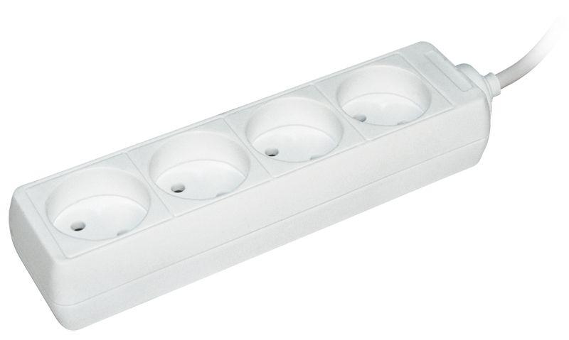 Удлинитель 4х5м без заземл. 10А IP20 У4 ПВС 2х0.75 IEK WYP10-06-04-05-N