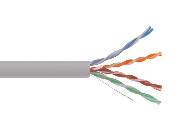 Кабель связи витая пара U/UTP (23AWG) кат.6 4х2 LSZH (305м) (м) ITK LC1-C604-121
