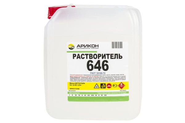 Растворитель 646 5 л (4 кг) Оренбург