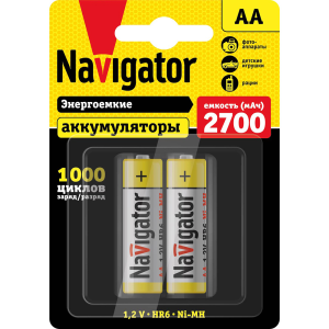 Аккумулятор HR6AA 2400мА.ч BP-2 (блист.2шт) Duracell Б0006109