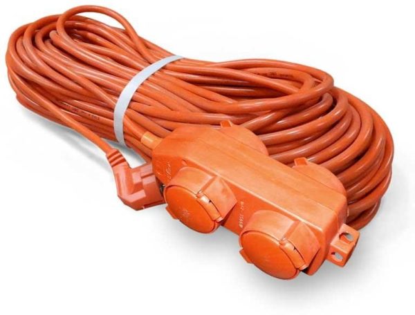 Удлинитель 4х10м с заземл. 16А IP44 У16-040 ПВС3х1.5 розетки с защ. крышкой UNIVersal 9633860