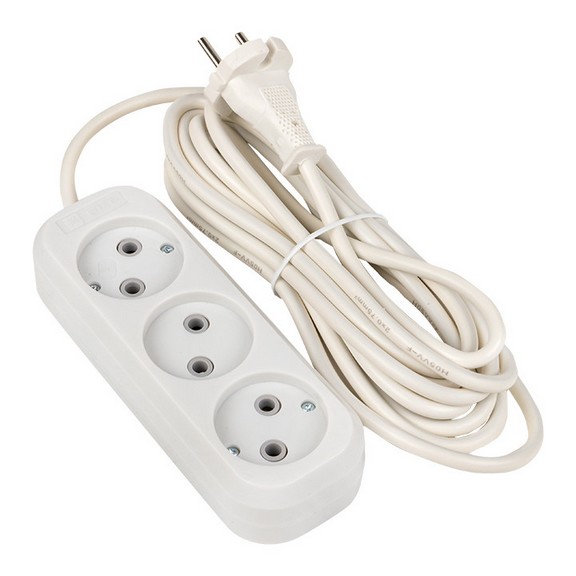 Удлинитель 2х2м без заземл. 10А IP20 Е-202 АБС-пл. ПВС 2х0.75 UNIVersal 9631959
