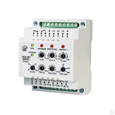 Блок защиты универсальный УБЗ-301 63-630А 3425663301