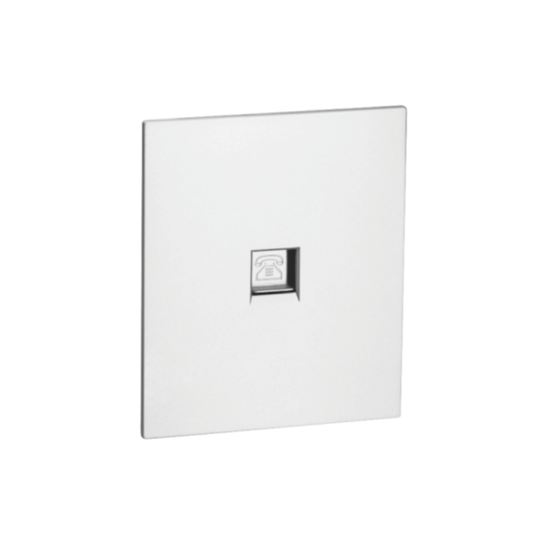 Розетка телефонная RJ-11 /WL01-RJ-11 (белая)