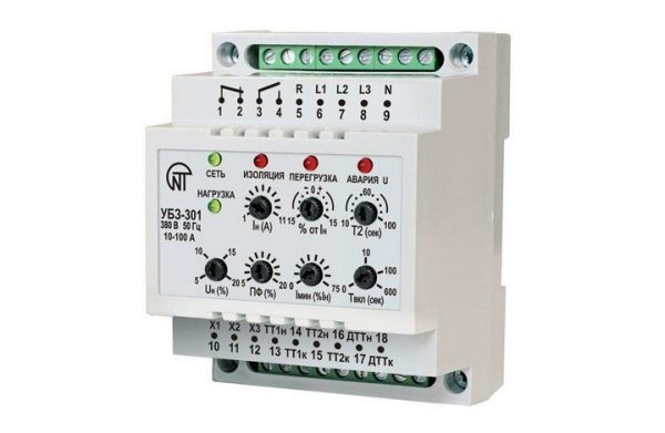 Универсальный блок защиты УБЗ-301 10-100А