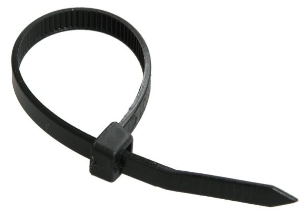 Хомут-стяжка белая KSN-W 4х350 (100шт.)