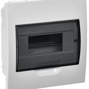 730-1000-008NEW Бокс с прозрачной крышкой ЩРВ-П-8 для внт. уст. 8-и модульных устройств (30шт)