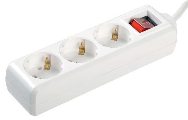 Удлинитель 3х3м с заземл. 16А IP20 S-303 с выкл. ПВС 3х1 UNIVersal 9631986