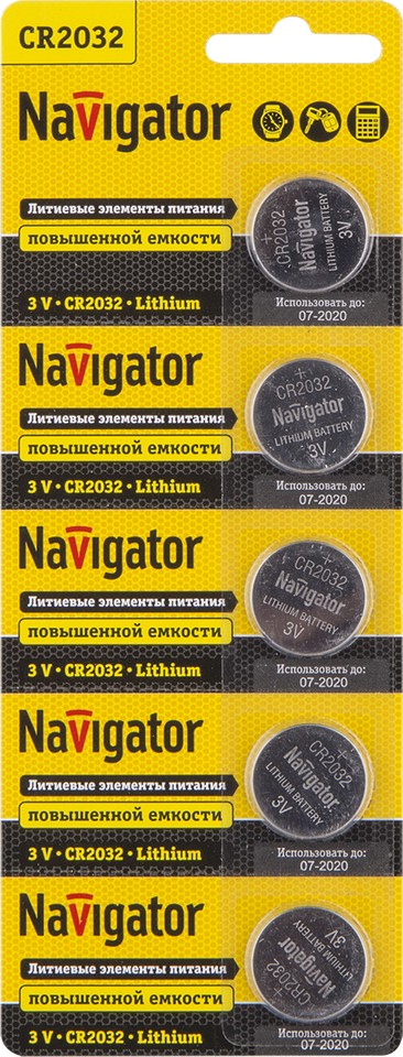 Элемент питания CR CR2032 BL-1 (блист.1шт) Camelion 3066