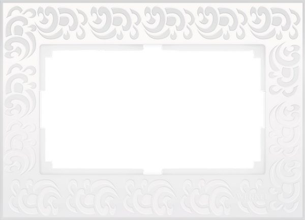 Рамка на 1 пост /WL05-Frame-01 (белый)